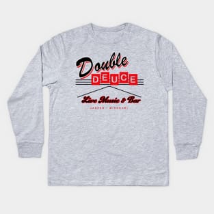 Double Deuce Roadhouse Sign Lts Kids Long Sleeve T-Shirt